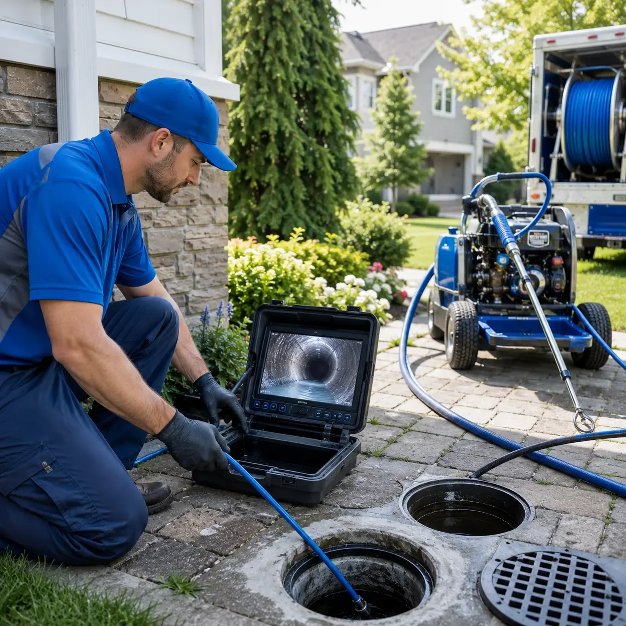 Outdoor drain cleaning professionals serving New Haven, MO